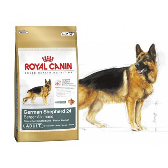 ROYAL CANIN Breed Nutrition Berger Allemand Adulte 24 (German Shepherd 24)