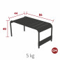 LUXEMBOURG TABLE BASSE / BANC 86 X 44 CM LUXEMBOURG TABLE BASSE / BANC 86 X 44 CM