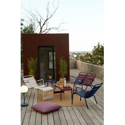 LUXEMBOURG  TABLE BASSE / REPOSE-PIEDS 42 X 44 CM