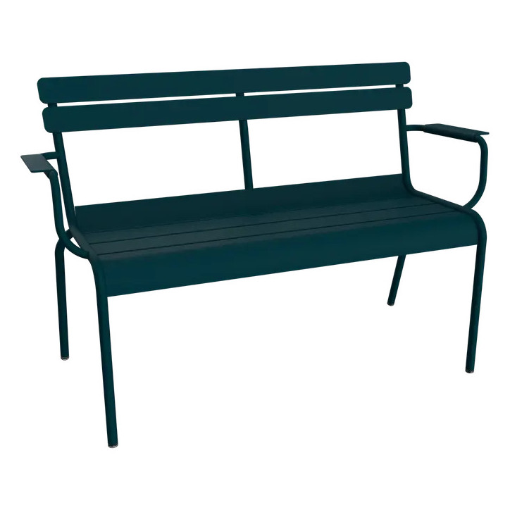 LUXEMBOURG  BANC DE JARDIN 2 PLACES