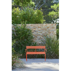LUXEMBOURG  BANC DE JARDIN 2 PLACES