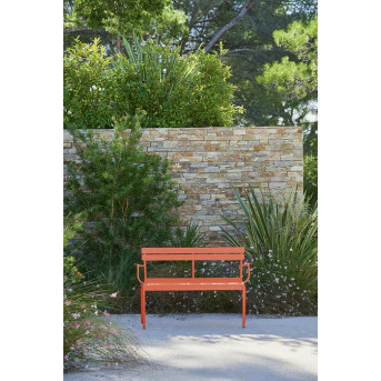 LUXEMBOURG  BANC DE JARDIN 2 PLACES