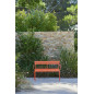 LUXEMBOURG  BANC DE JARDIN 2 PLACES