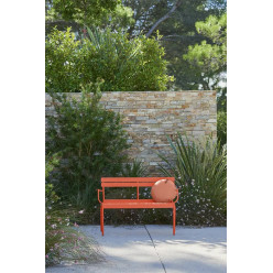 LUXEMBOURG  BANC DE JARDIN 2 PLACES