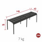LUXEMBOURG BANC 3/4 PLACES LUXEMBOURG BANC 3/4 PLACES